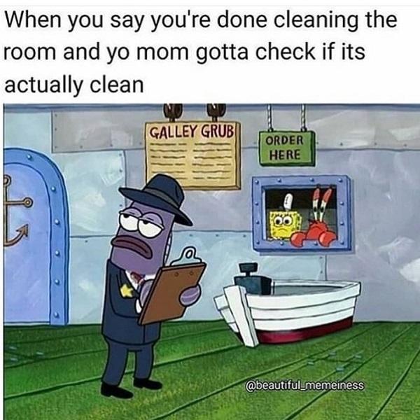 Funny Spongebob meme clean