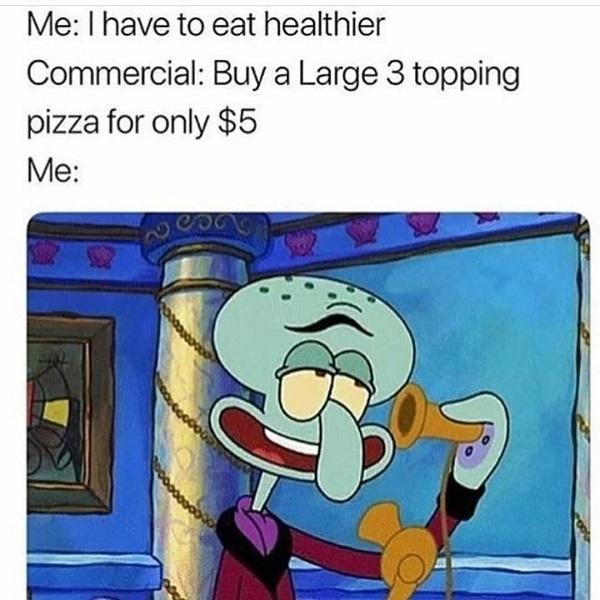 Funny Spongebob meme healthier