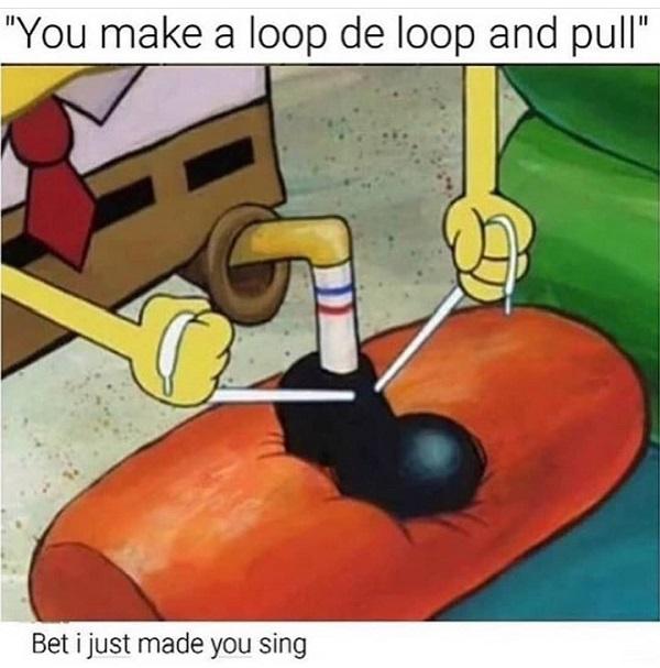 Funny Spongebob meme loop