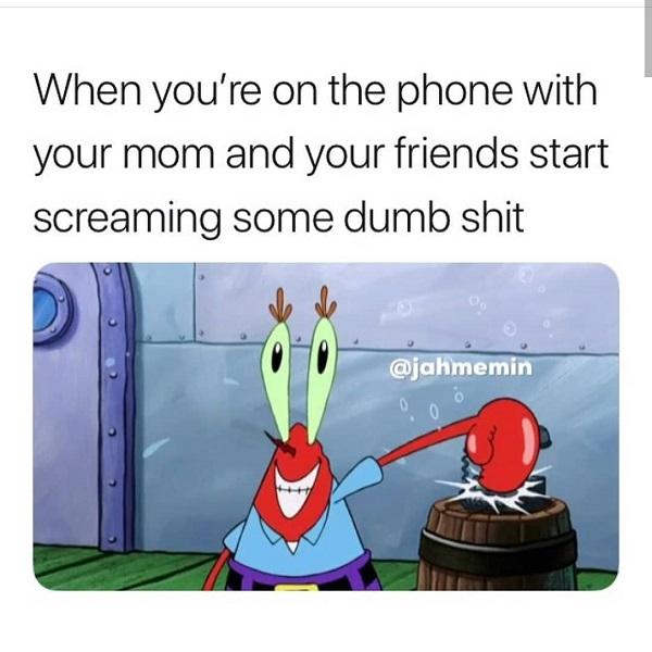 Funny Spongebob meme phone