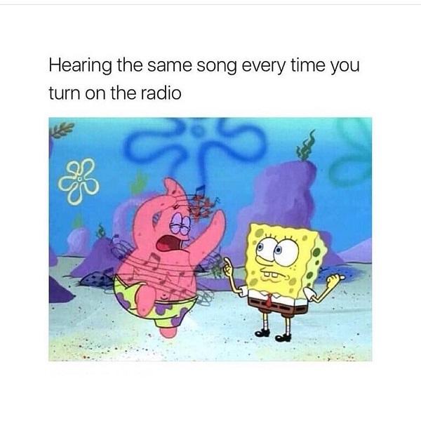 Funny Spongebob meme same song