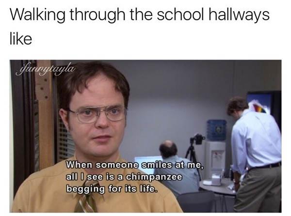 Walking-through-the-school-hallways-like