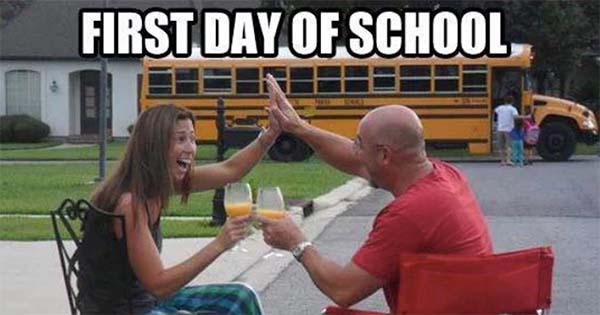 hilarious first day at school