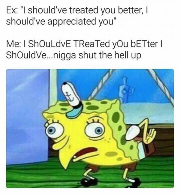 spongebob mocking meme ex