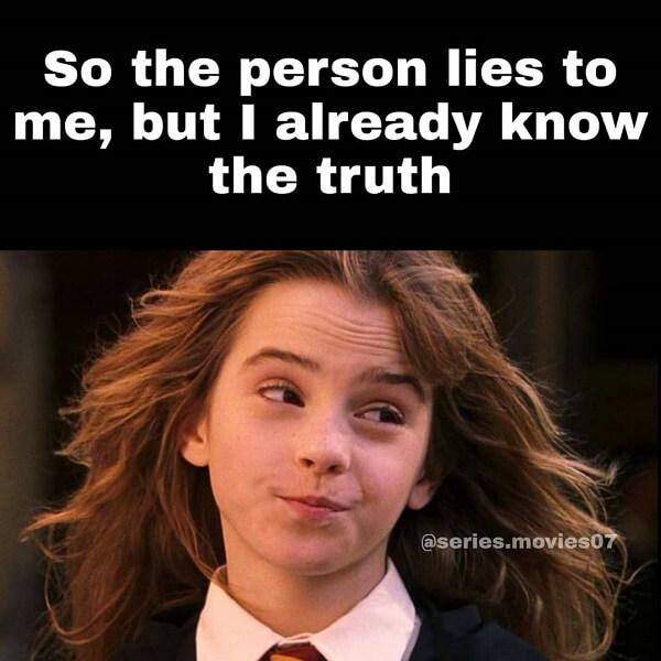 Harry Potter memes i already know the truth