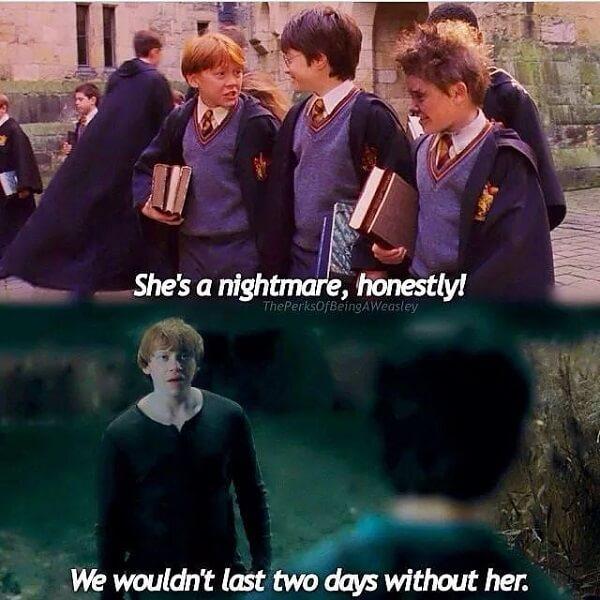 Harry Potter memes she's a nightmare