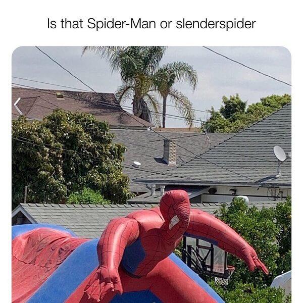 Spider Man Meme or slenderspider