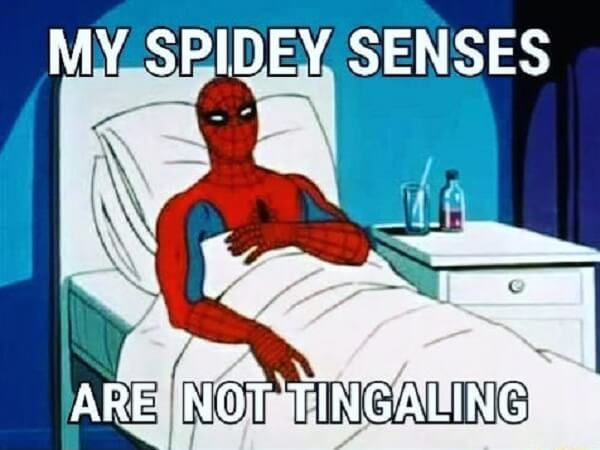 Spider Man Meme spidey sense