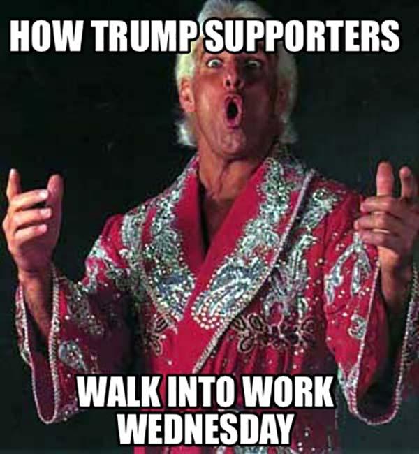 Wednesday Work Meme trump supporter