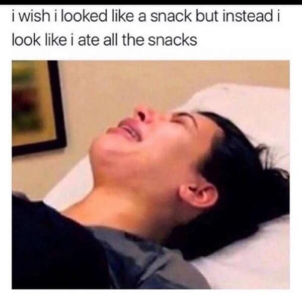 crying meme i wish i looked like a snack