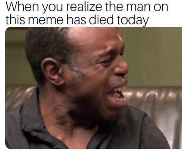 crying meme the man on the meme has dies today