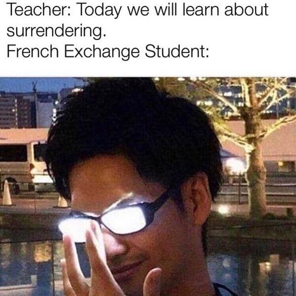 edgy memes french student