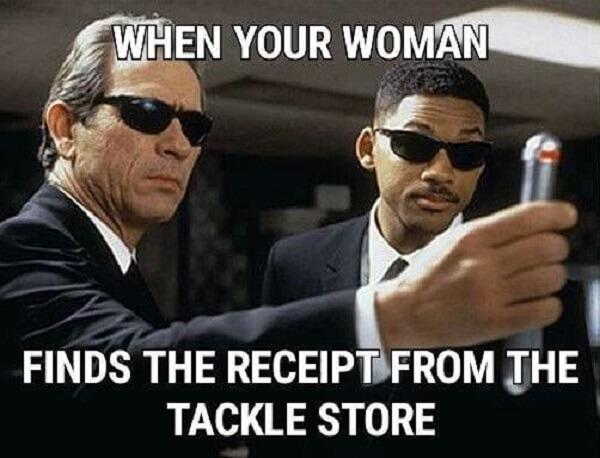edgy memes when your woman find the receipt...