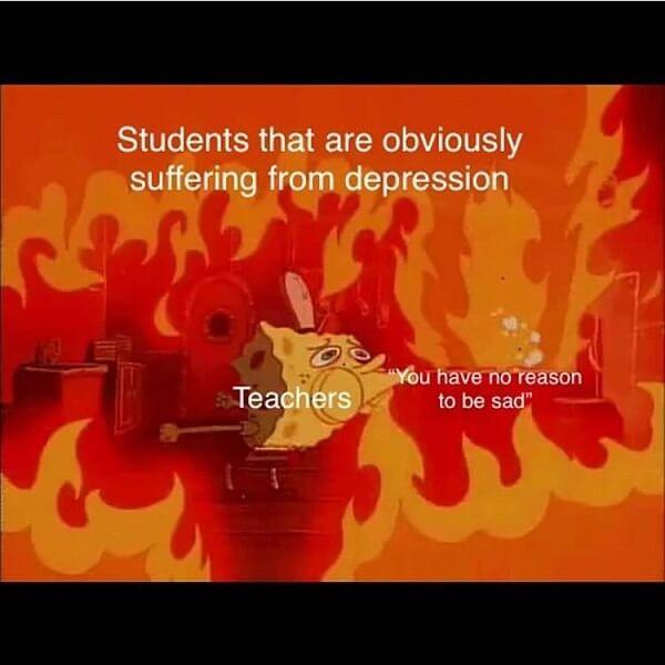 edgy spongebob memes students that are obviously