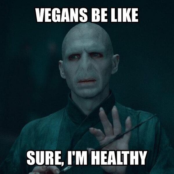 funny voldemort memes vegans be like