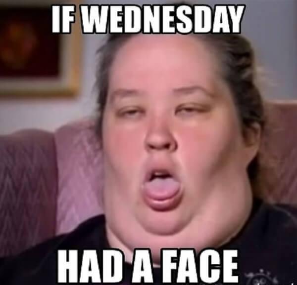 if wednesday have a face