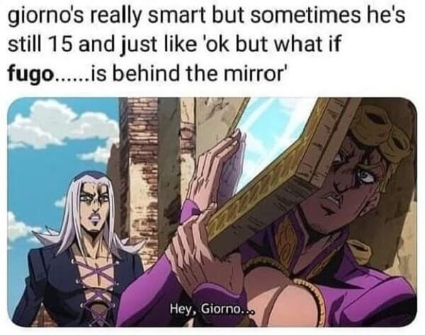 jojo memes giorno's