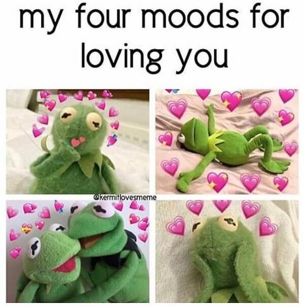 kermit love memes 4 mood to lovong you