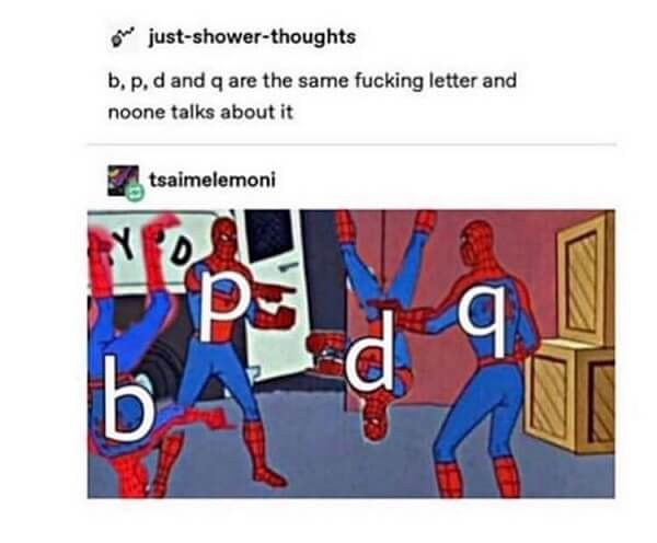 spiderman pointing meme caracters