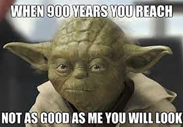 star wars birthday meme 900 years