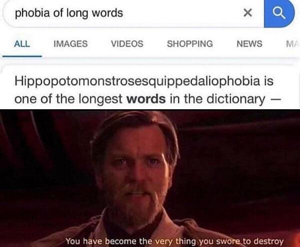 star wars meme longuest word