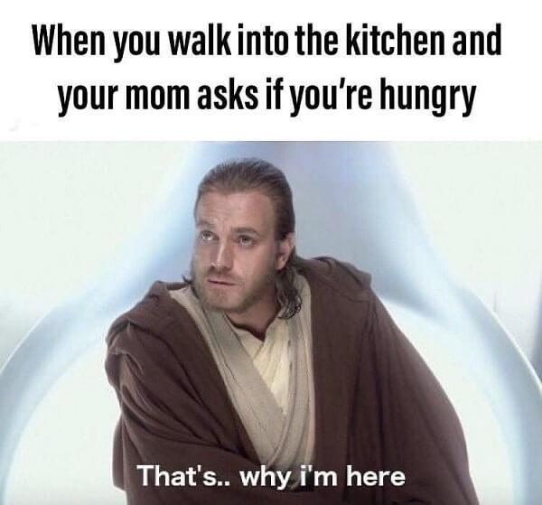 star wars meme walk into a kitchen