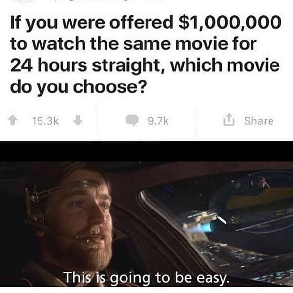 stars wars meme if you were offered 1 000 000