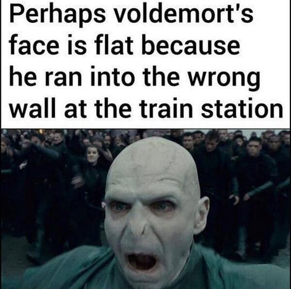 voldemort memes ran into the wrong wall