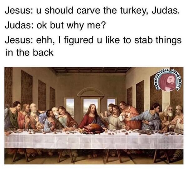 Funny Jesus Meme judas