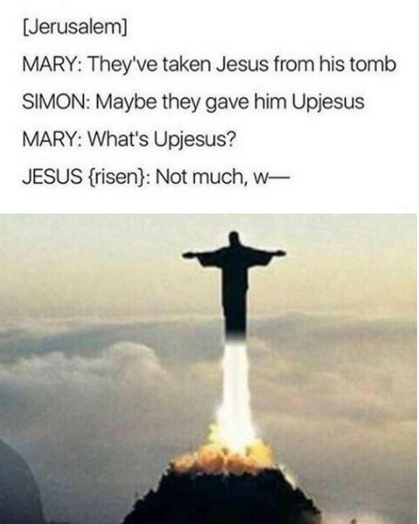 Jesus meme upjesus