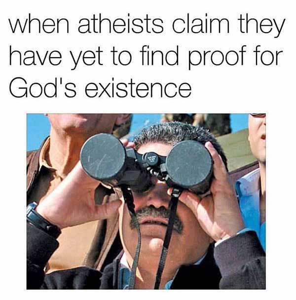 christian meme when atheists claim...