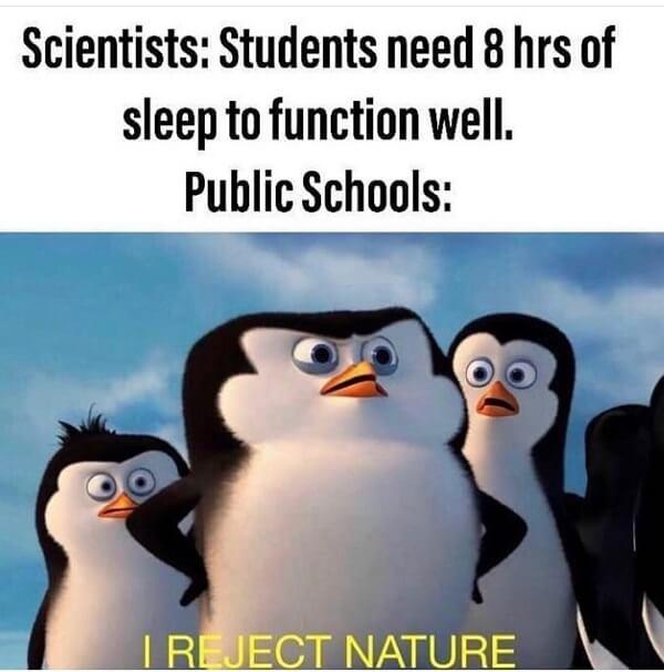 clean memes students need o hrs of sleep