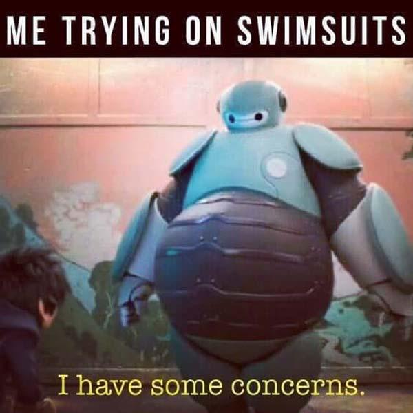 disney meme me trying on swimsuits...