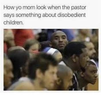 funny christian meme how yo mom look...