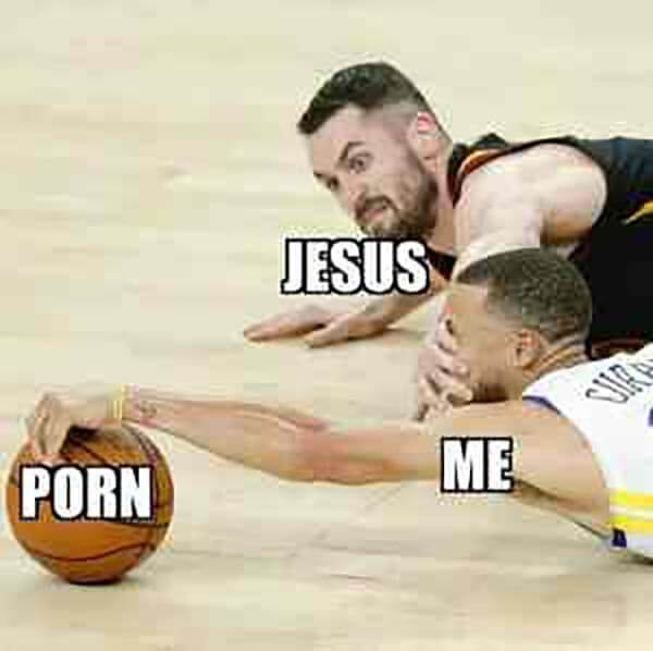 jesus is watching meme