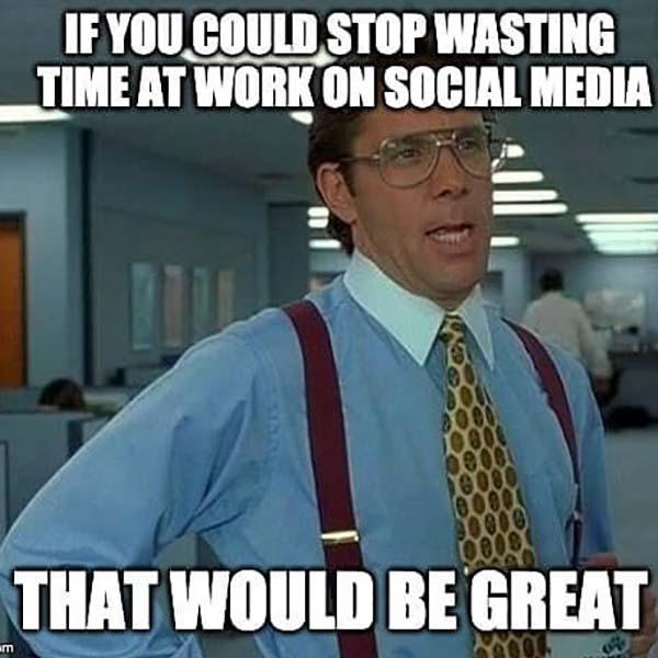 office space meme social media