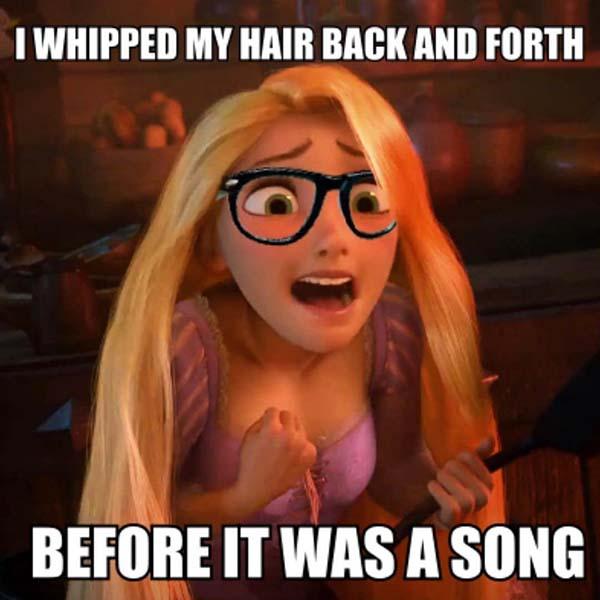 princess meme i whipped my hair back and forth..
