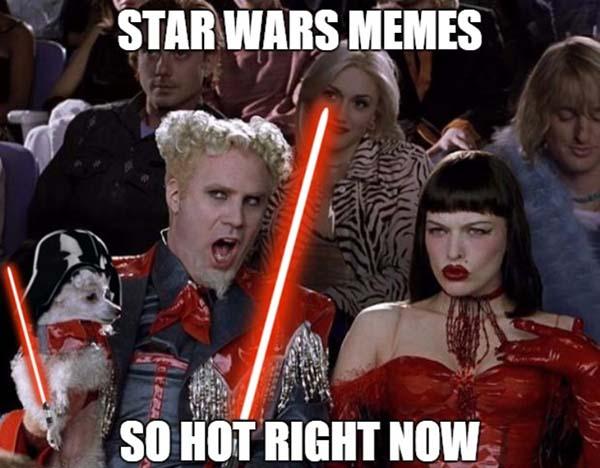 star wars memes clean so hot right now