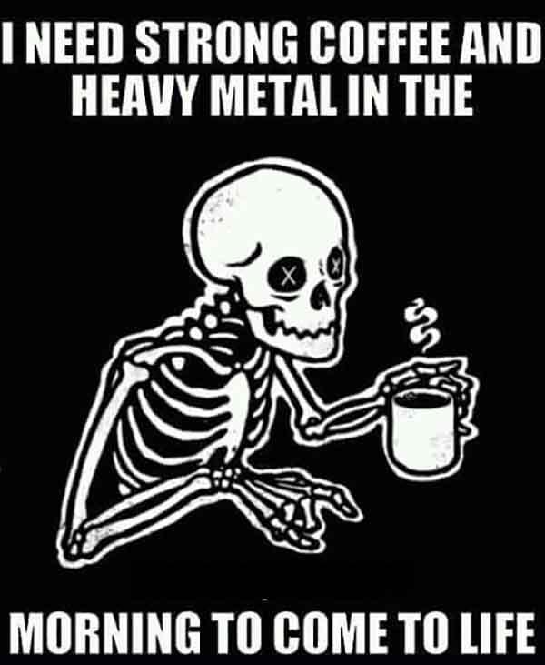 skeleton meme about coffee i need a strong coffee
