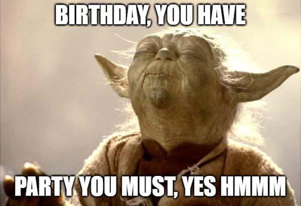 birthday you have yoda birthday meme