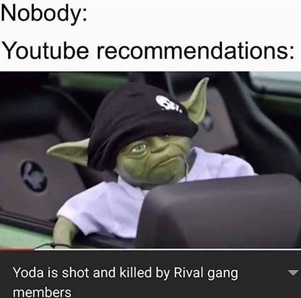 gang yoda meme