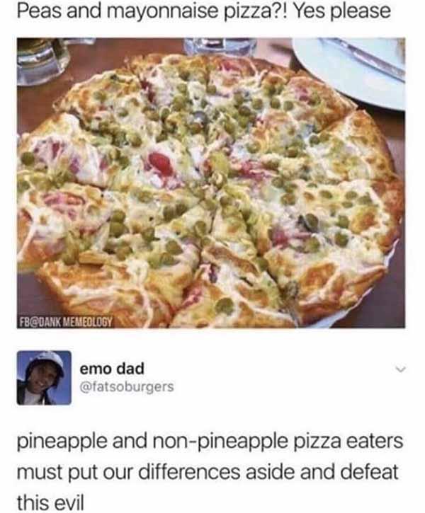 pineapple pizza memes