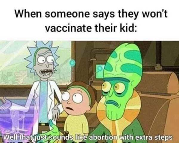 rick and morty dank memes vaccination