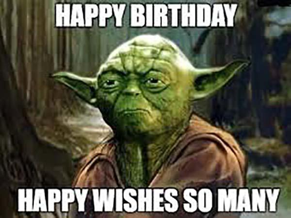 yoda birthday meme