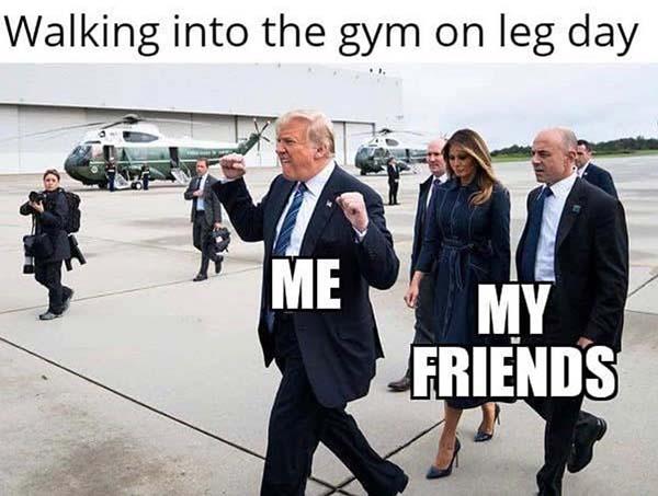 Leg Day Meme