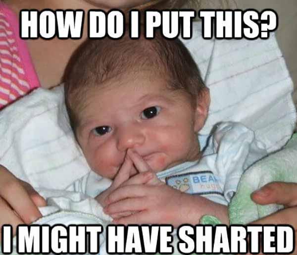 baby shart meme