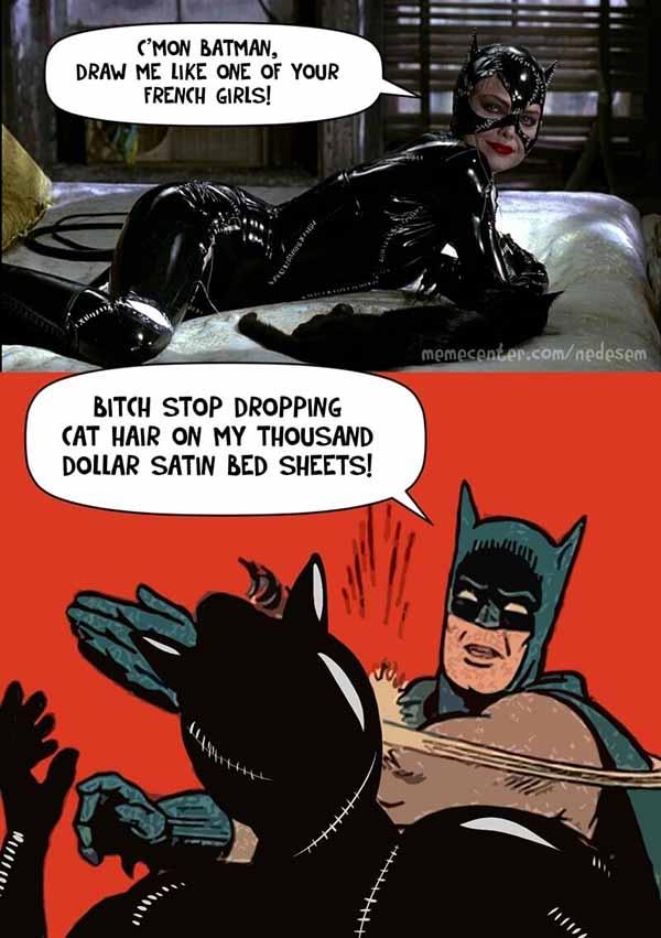 batman catwoman meme