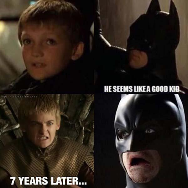 batman joffrey meme