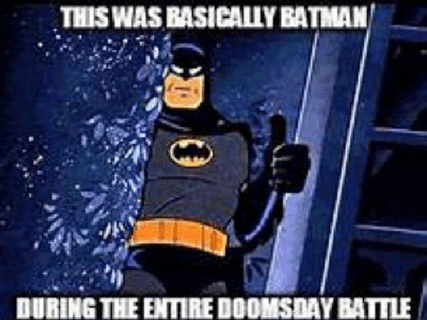 batman vs doomsday meme