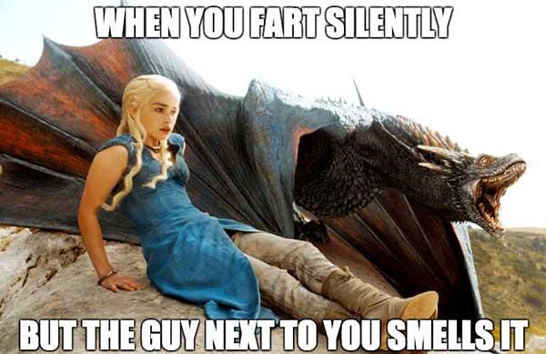 game of thrones fart meme